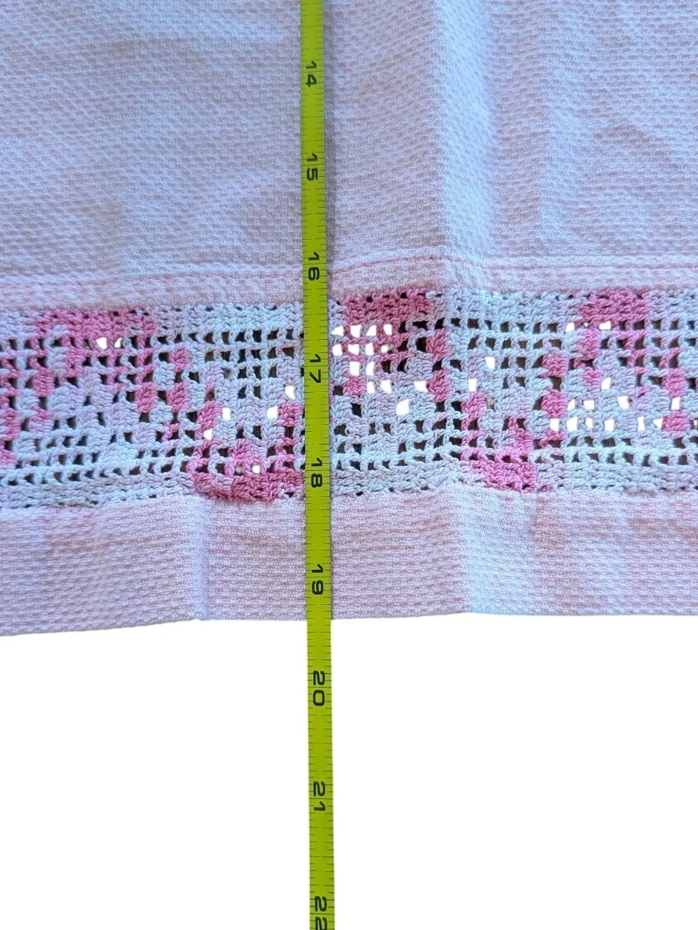 Set of four vintage huck embroidery towels